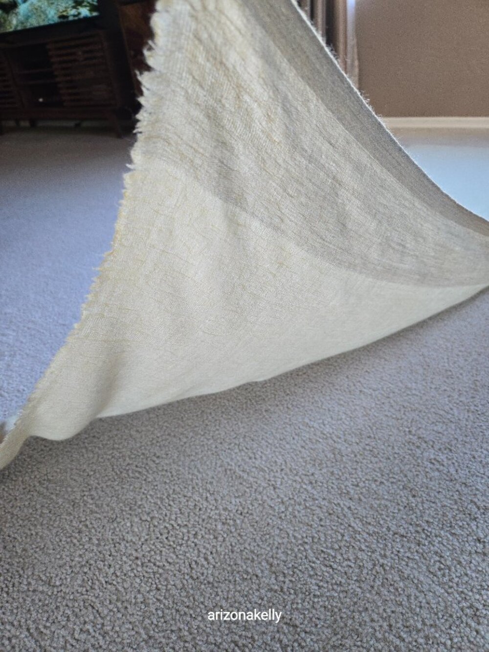 Cashmere Jacquard Scarf Lightweight Woven - Picture 6 of 15